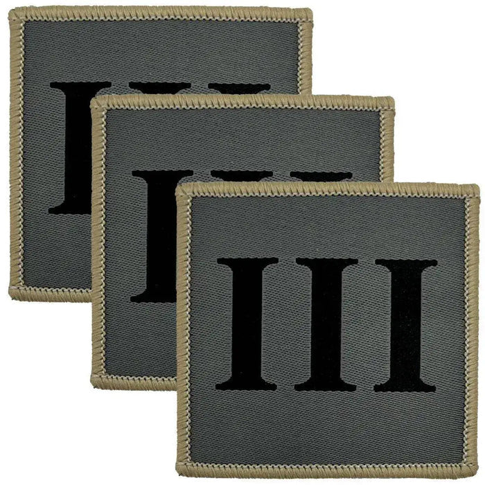 Ranger Regiment III Iron On TRF Badge with Tan Border - John Bull Clothing 3 Pack from  John Bull Clothing