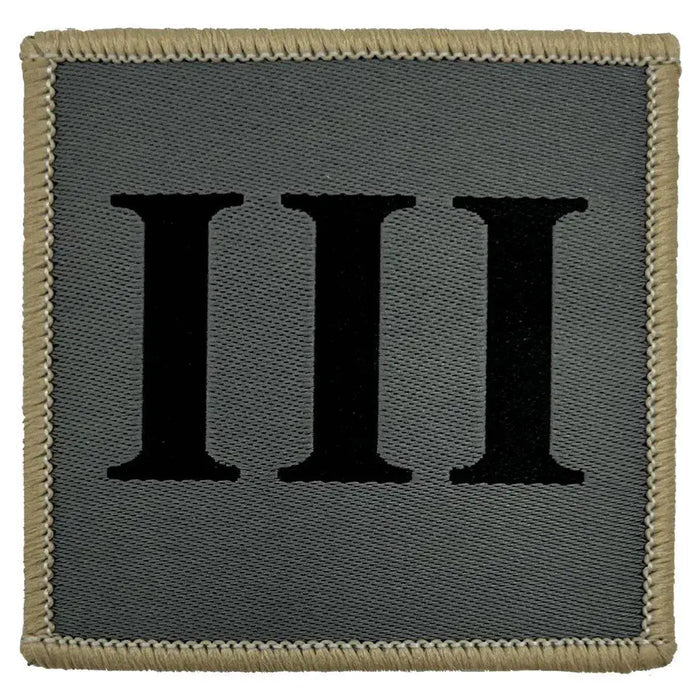Ranger Regiment III Iron On TRF Badge with Tan Border - John Bull Clothing 1 Flash from  John Bull Clothing