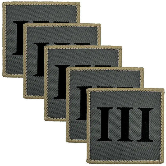Ranger Regiment III Iron On TRF Badge with Tan Border - John Bull Clothing 5 Pack from  John Bull Clothing