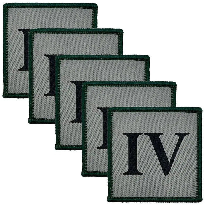 Ranger Regiment IV Iron On TRF Badge with Green Border - John Bull Clothing 5 Pack from  John Bull Clothing