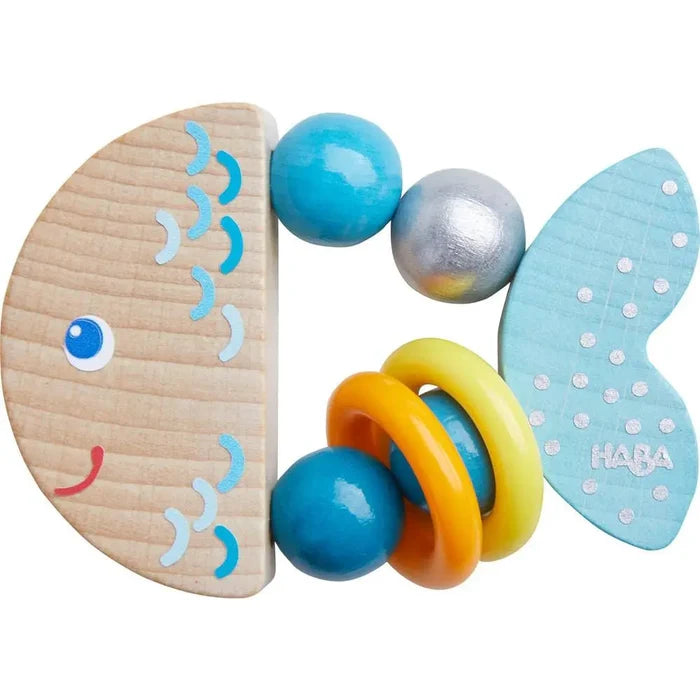 Rattlefish Wooden Baby Toy