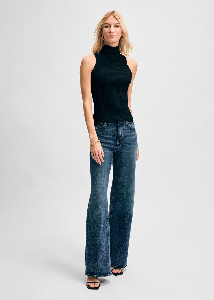 Rib Turtleneck Shell Tank