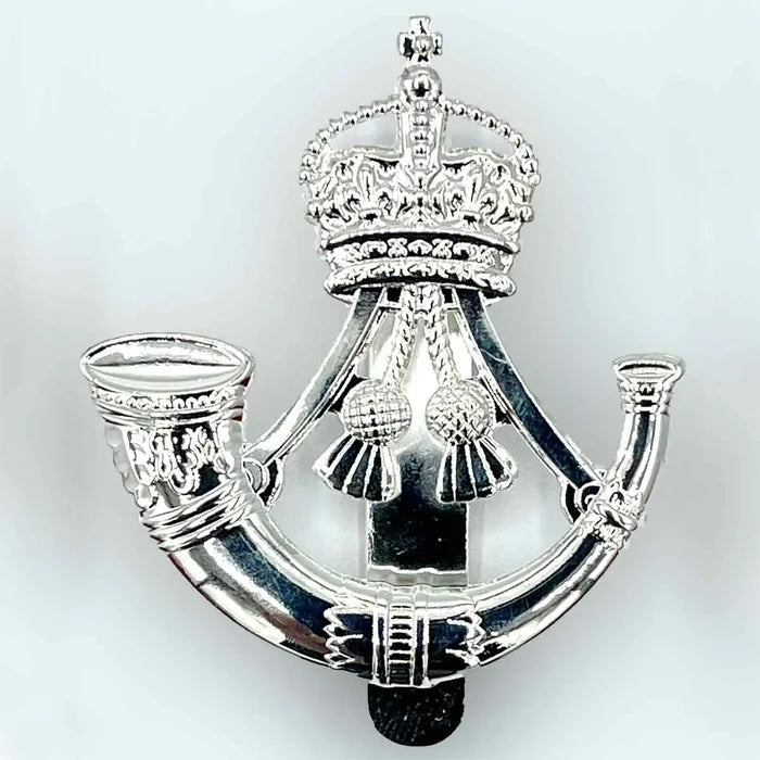 Rifles Regiment Cap Badge with Kings Tudor Crown - John Bull Clothing  from  John Bull Clothing