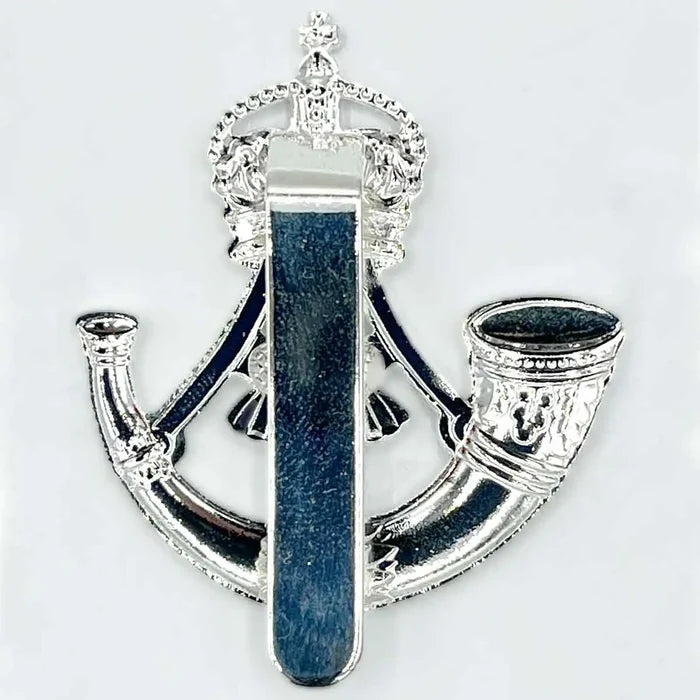 Rifles Regiment Cap Badge with Kings Tudor Crown - John Bull Clothing  from  John Bull Clothing