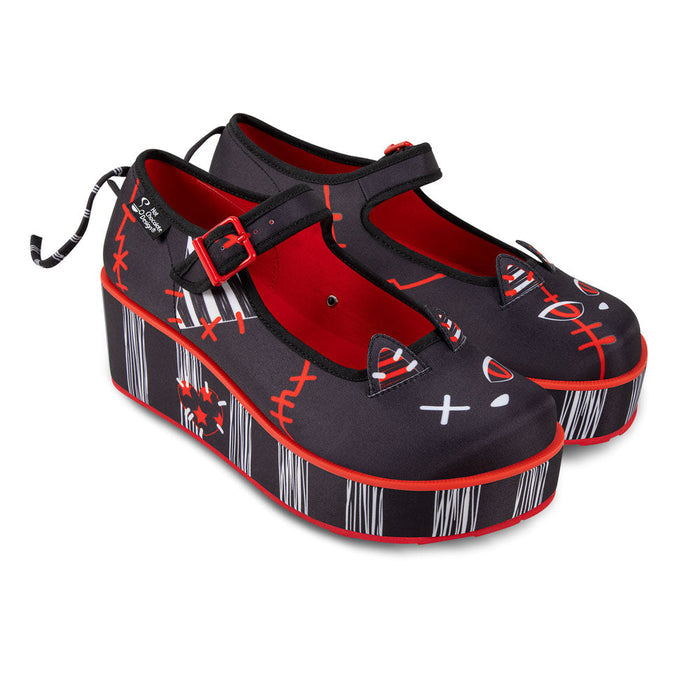 Riot Kitty Women's Mary Jane Platforms