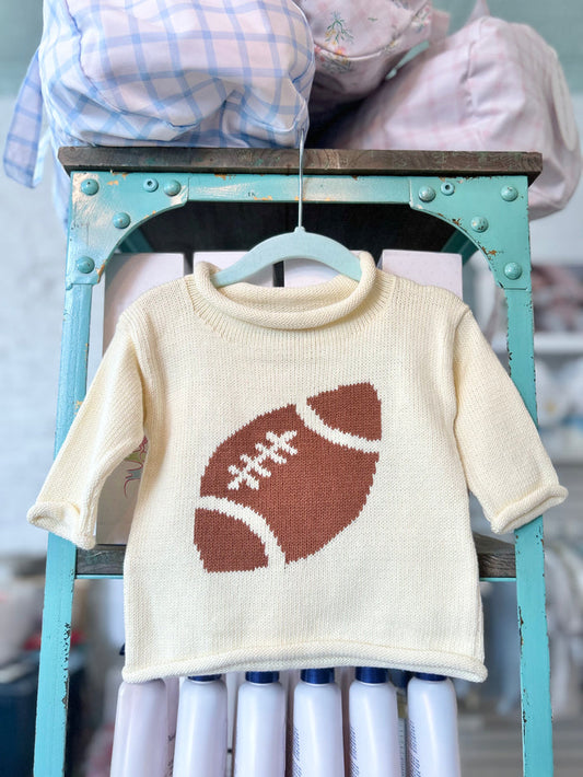 Roll Neck Sweater - Football