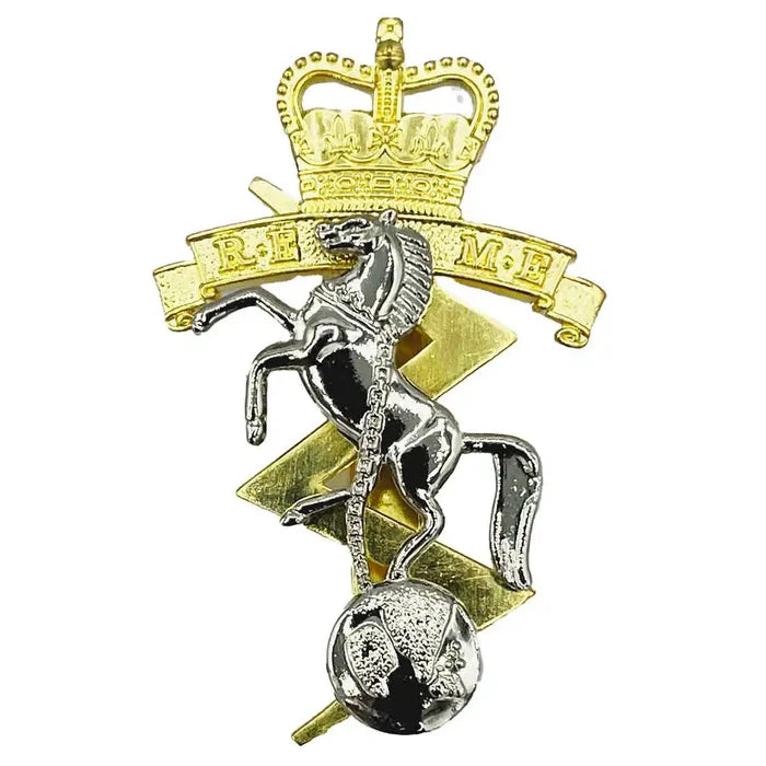 Royal Electrical & Mechanical Engineers Beret Cap Badge - John Bull Clothing  from  John Bull Clothing