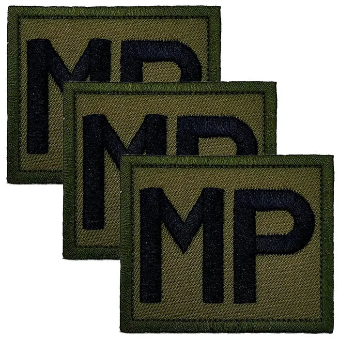 Royal Military Police Hook & Loop Trade Recognition Flash John Bull Green from  John Bull Clothing
