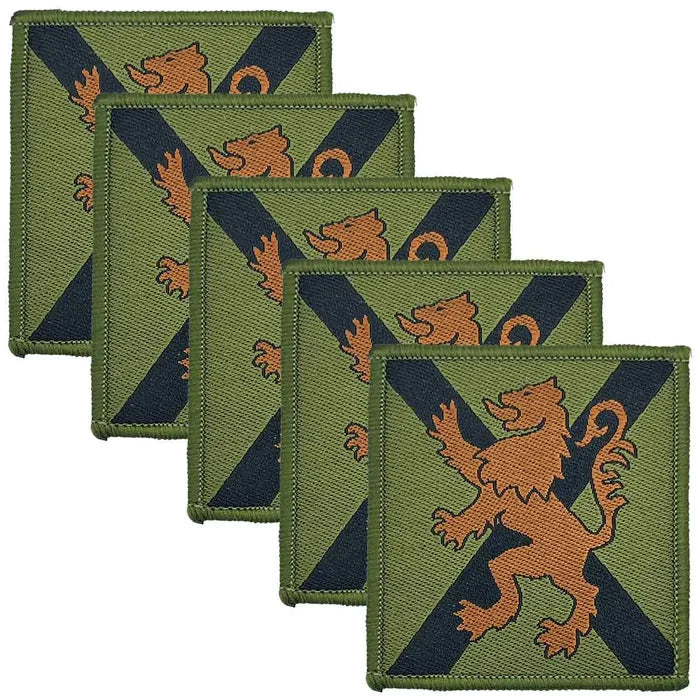 Royal Regiment of Scotland TRF - Iron or Sewn On Flash - John Bull Clothing Green/Black from  John Bull Clothing