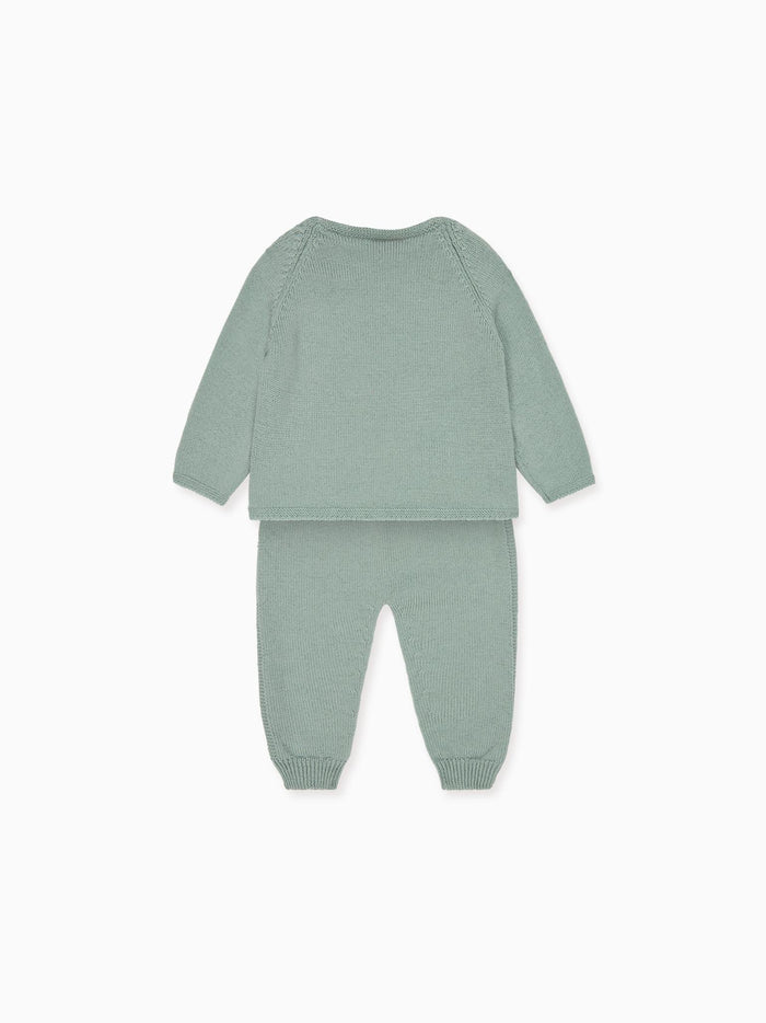 Sage Samuel Merino Baby Knitted Set