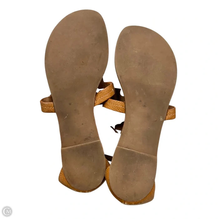 Sandals Designer By Tory Burch In Tan, Size: 9.5