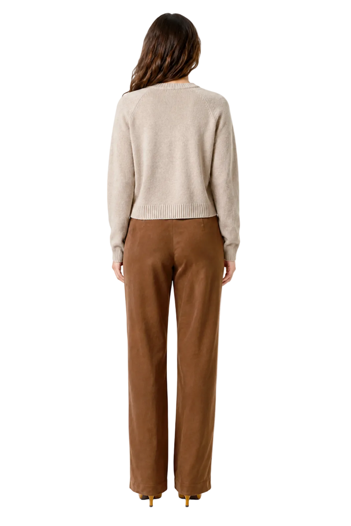 Satin Clean Front Pant