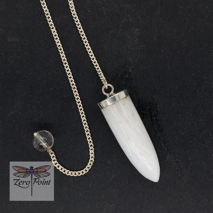 Scolecite Pendulum - Zero Point Crystals