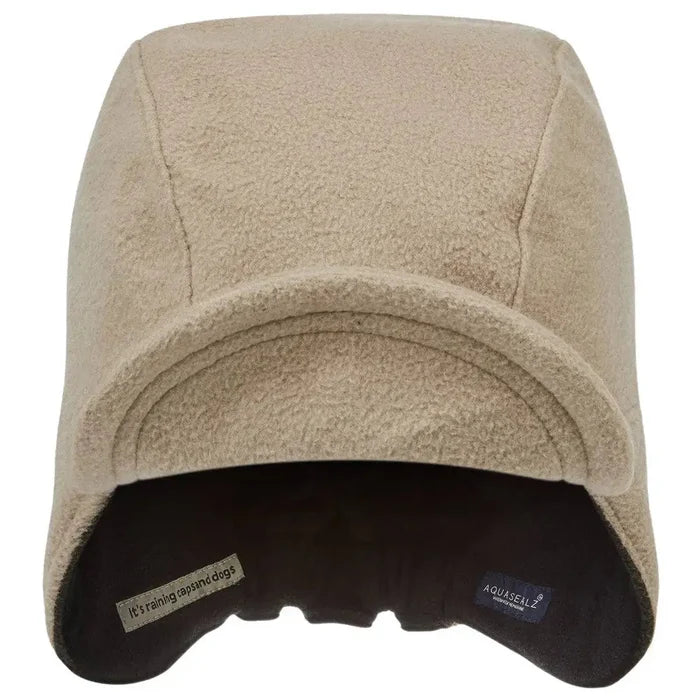 SealSkinz Fincham Waterproof Extreme Cold Micro Fleece Hat in beige, designed for harsh winter conditions with a soft fleece lining for warmth. Brown from  John Bull Clothing