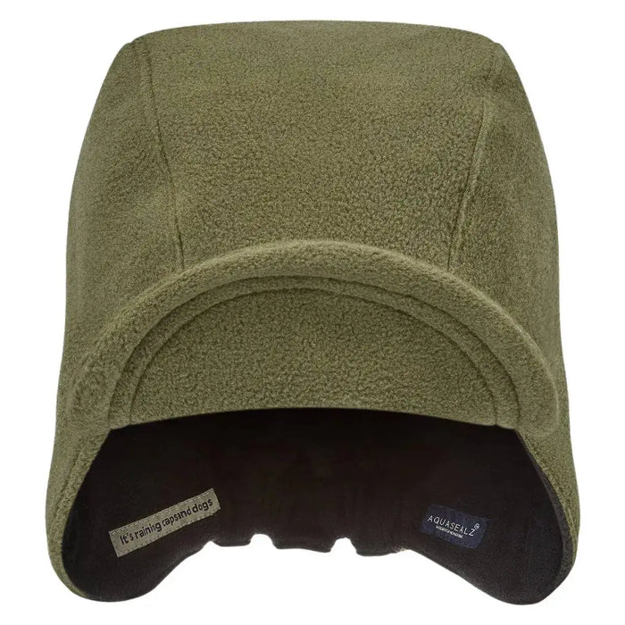 SealSkinz Fincham Waterproof Extreme Cold Micro Fleece Hat in olive green, offering superior insulation and protection against extreme cold weather. Olive Green from  John Bull Clothing
