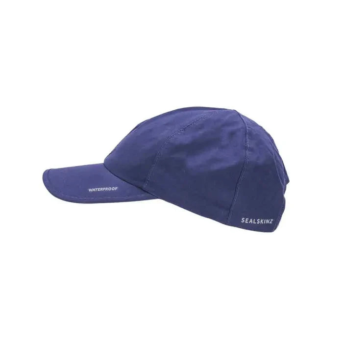 Navy Sealskinz Waterproof All Weather Baseball Cap with waterproof fabric and breathable design. Ideal for outdoor activities in any weather condition. Navy from  John Bull Clothing
