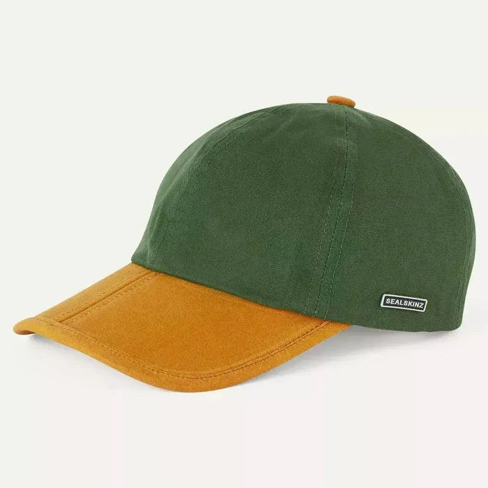 Sealskinz Marham Waterproof Waxed Canvas Cap - John Bull Clothing Olive Green from  John Bull Clothing