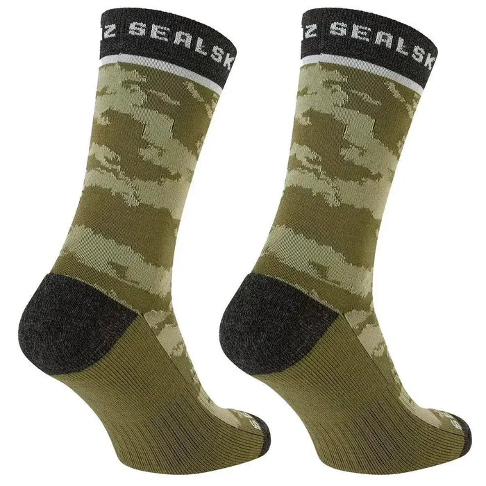Sealskinz Reepham Mid Length Jacquard Socks - John Bull Clothing  from  John Bull Clothing