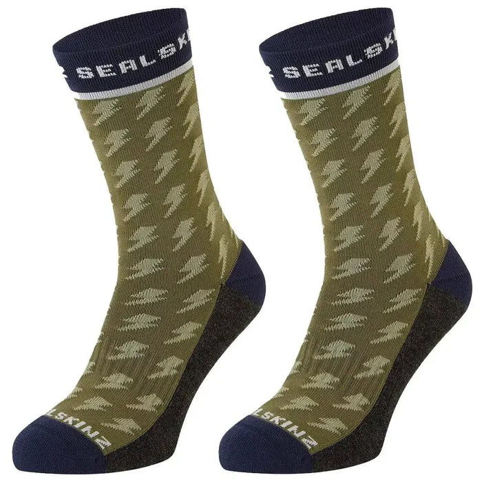 Sealskinz Rudham Lighting Mid Length Meteor Active Socks - John Bull Clothing  from  John Bull Clothing