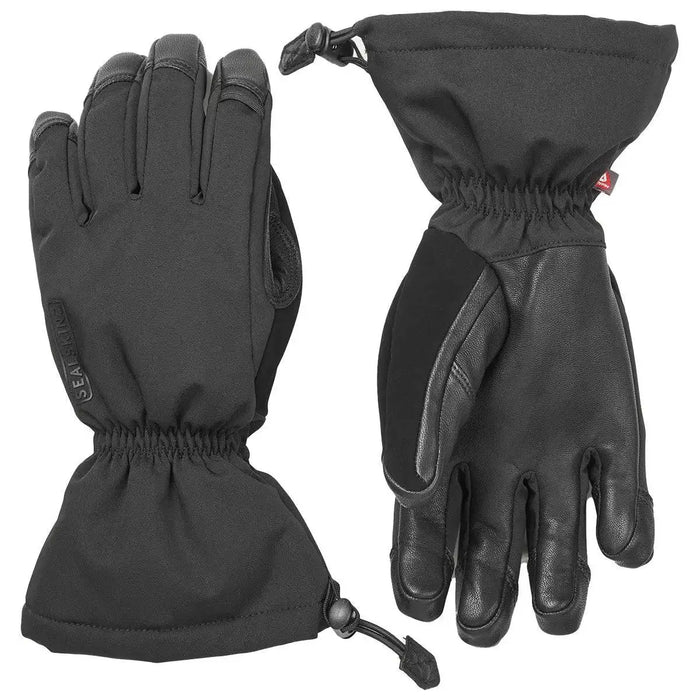 SealSkinz Southery Waterproof Extreme Cold Weather Gauntlet in black, designed for extreme winter conditions with waterproof and insulated materials.  from  John Bull Clothing