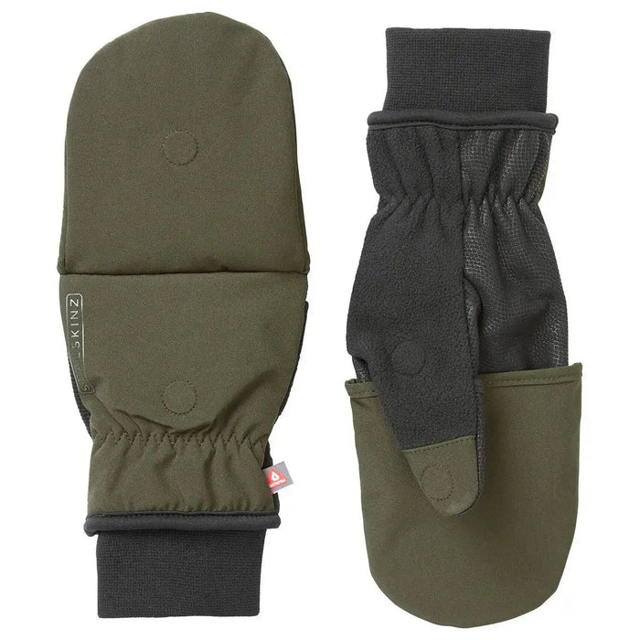 SealSkinz Walpole Windproof Cold Weather Convertible Mitt shown in mitten form, offering windproof protection and fleece lining for outdoor activities.  from  John Bull Clothing