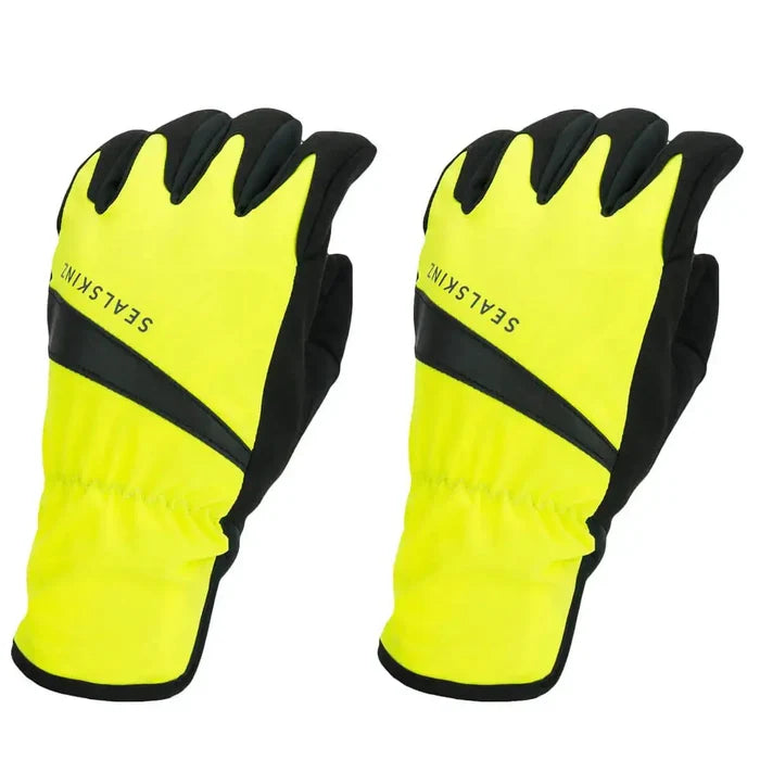 Sealskinz Waterproof All Weather Cycle Gloves - John Bull Clothing Yellow from  John Bull Clothing
