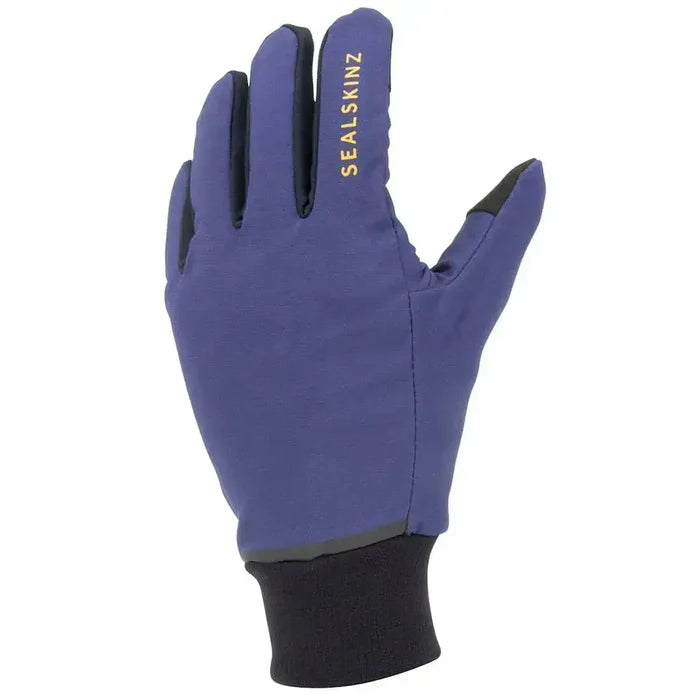 Sealskinz Waterproof All Weather Glove in blue with Fusion Control, featuring a snug fit and waterproof protection for outdoor activities. Navy from  John Bull Clothing