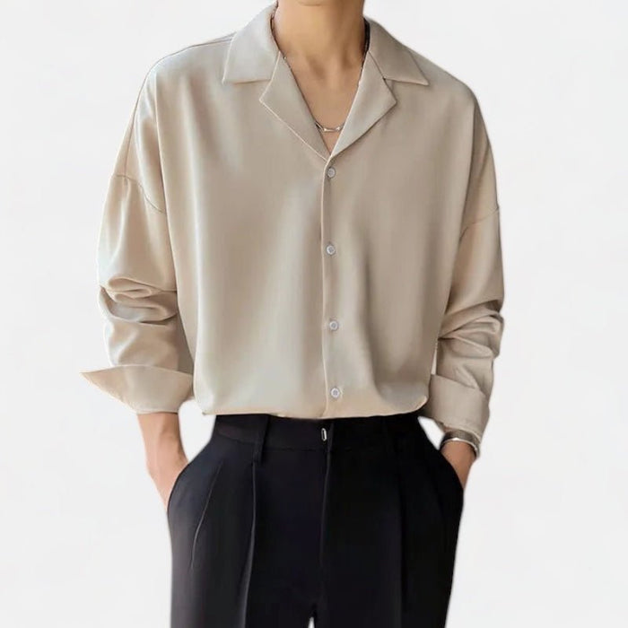 Senior Casual Shirt - AntoniosClothing - apricot