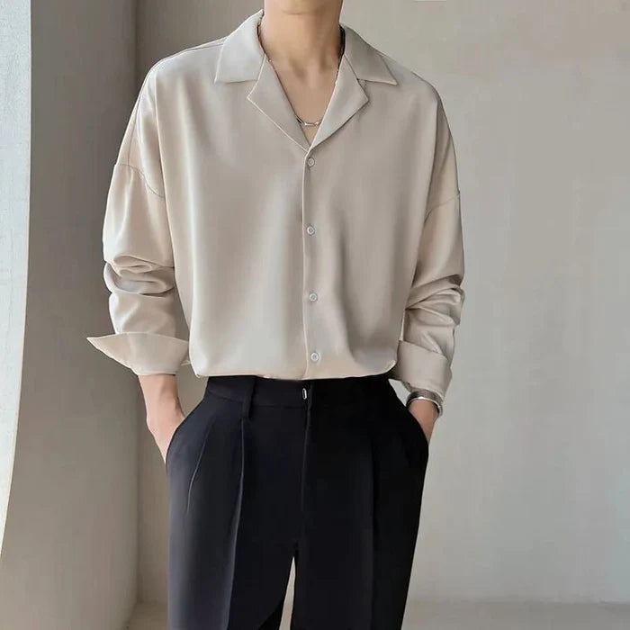 Senior Casual Shirt - AntoniosClothing - apricot
