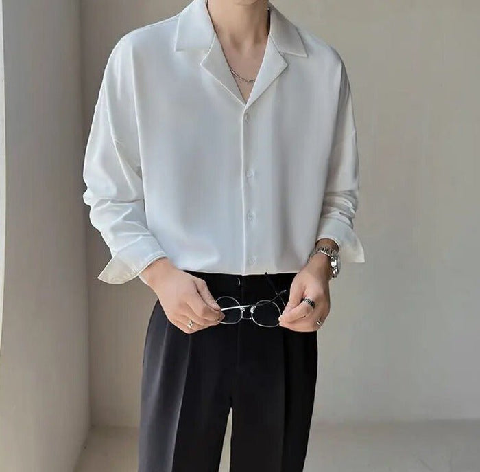 Senior Casual Shirt - AntoniosClothing - black