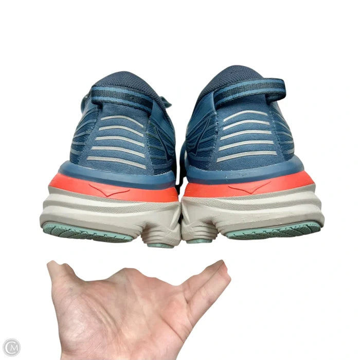 Shoes Athletic By Hoka In Blue & Grey, Size: 9.5