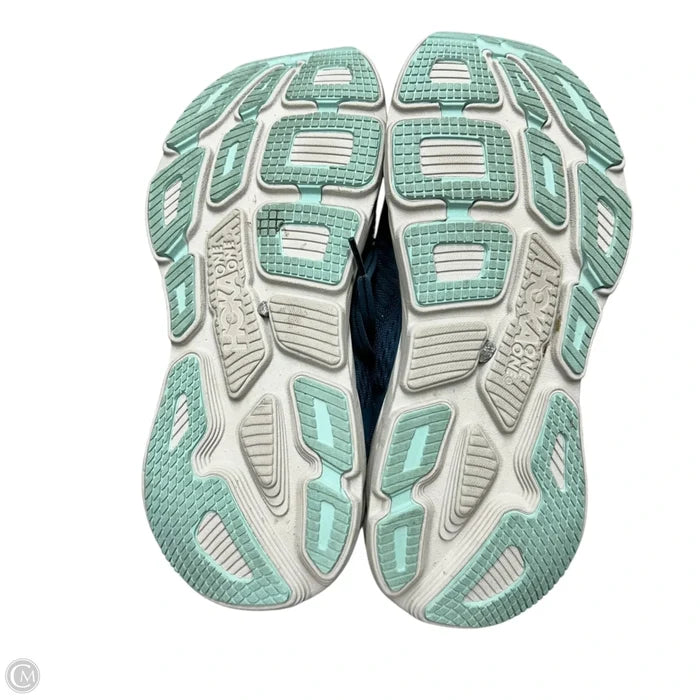 Shoes Athletic By Hoka In Blue & Grey, Size: 9.5