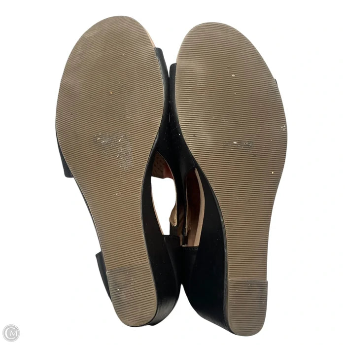 Shoes Heels Wedge By Journee In Black, Size: 8