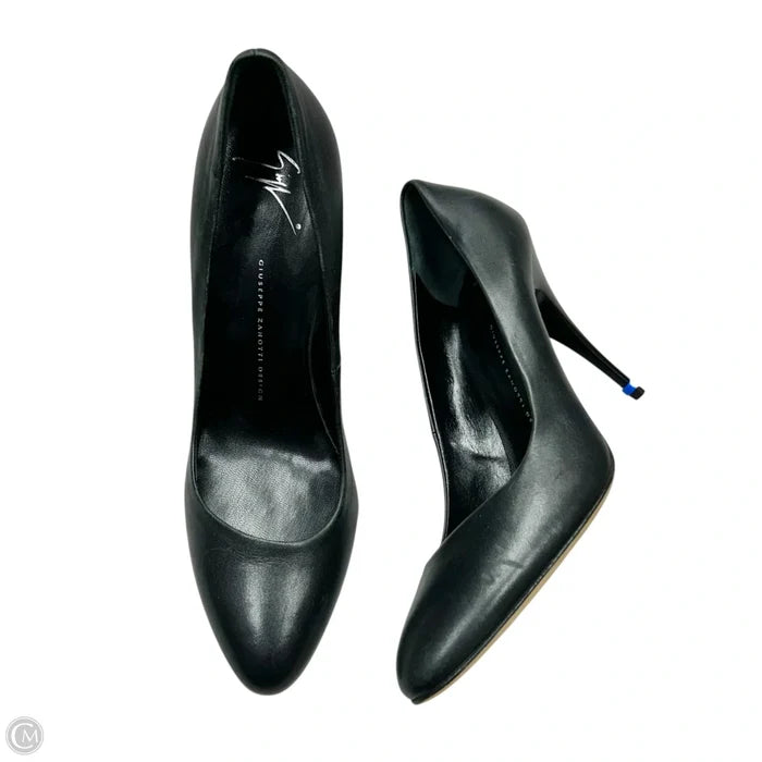 Shoes Luxury Designer By Giuseppe Zanotti In Black, Size: 9.5