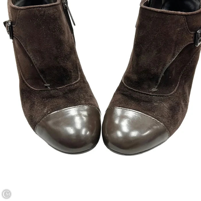 Shoes Luxury Designer By Tods In Brown, Size: 8.5