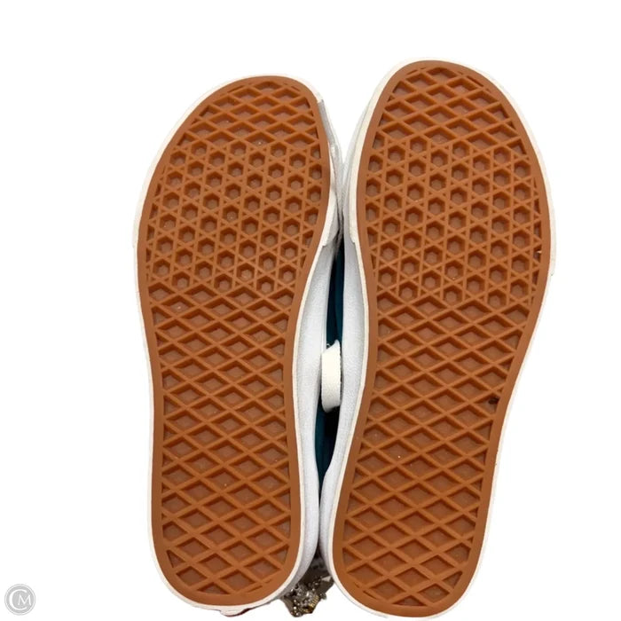 Shoes Sneakers By Vans In Teal, Size: 6