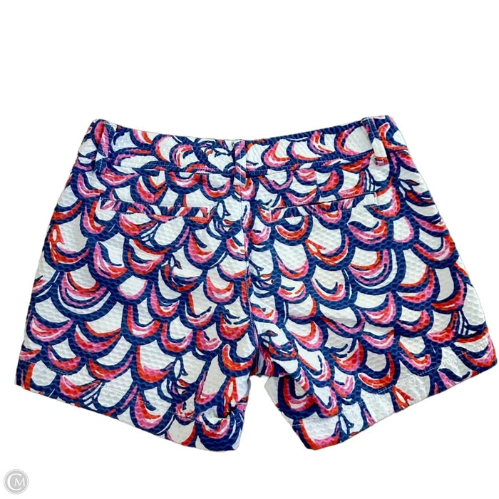 Shorts Designer By Lilly Pulitzer In Blue Red & White, Size: 2