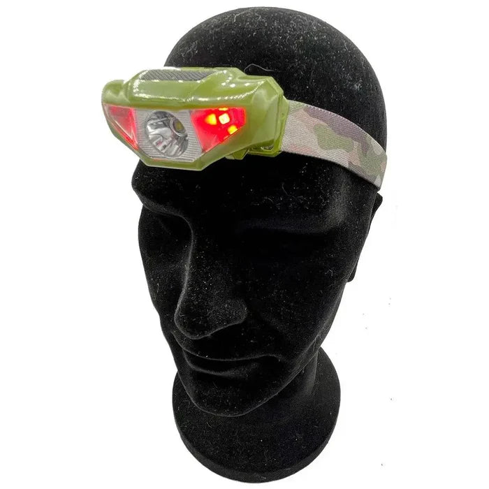 Silverpoint Infantry Head Torch with Red/Light Light - John Bull Clothing  from  John Bull Clothing