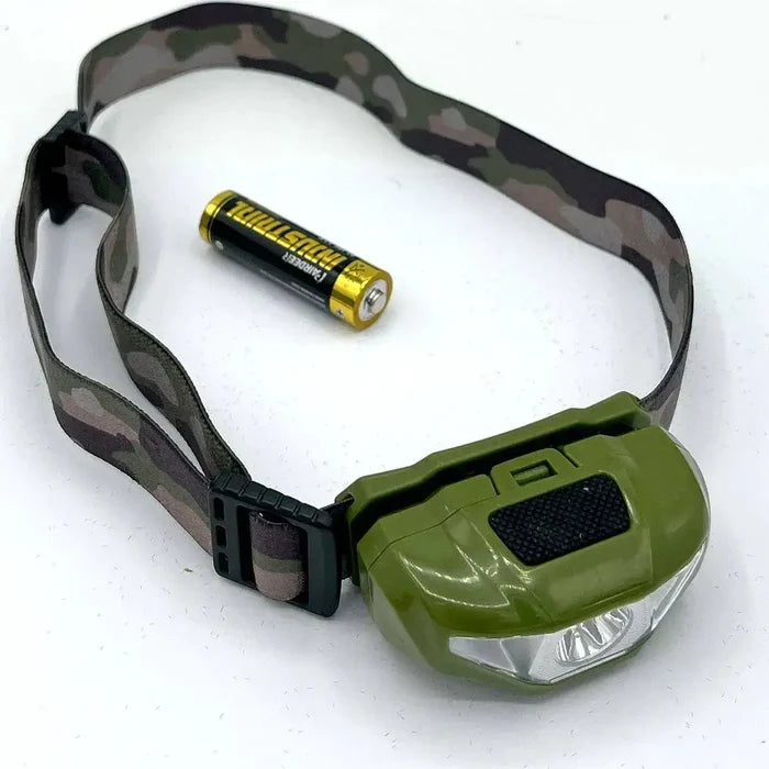 Silverpoint Infantry Head Torch with Red/Light Light - John Bull Clothing  from  John Bull Clothing