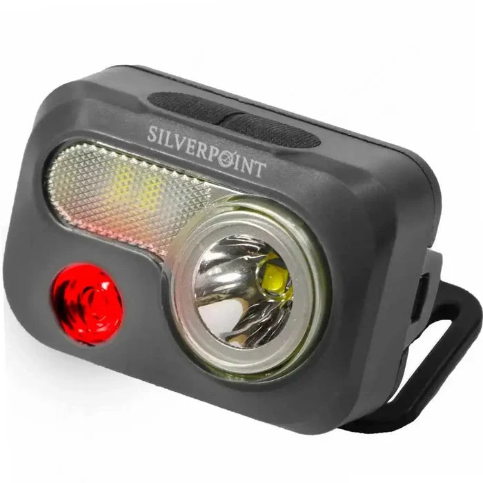 Silverpoint Scout XL220R Rechargeable Head Torch with Red Light - John Bull Clothing  from  John Bull Clothing