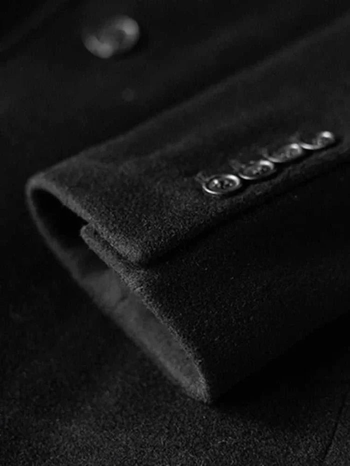 Single breasted trench coat - AntoniosClothing - Black