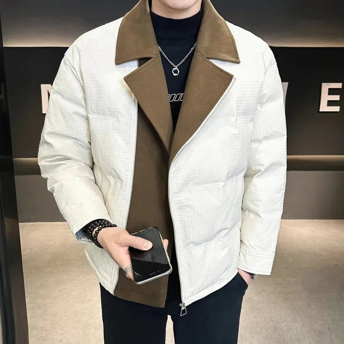 Slim cotton jacket - AntoniosClothing - WHITE