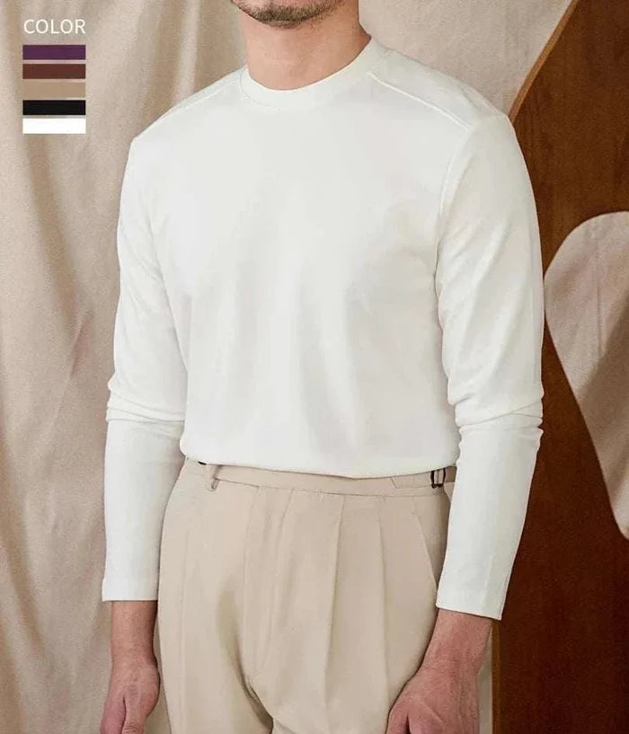 Slim fit smart casual premium sweater - AntoniosClothing - Camel