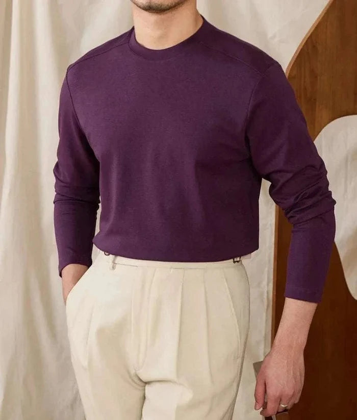 Slim fit smart casual premium sweater - AntoniosClothing - Camel