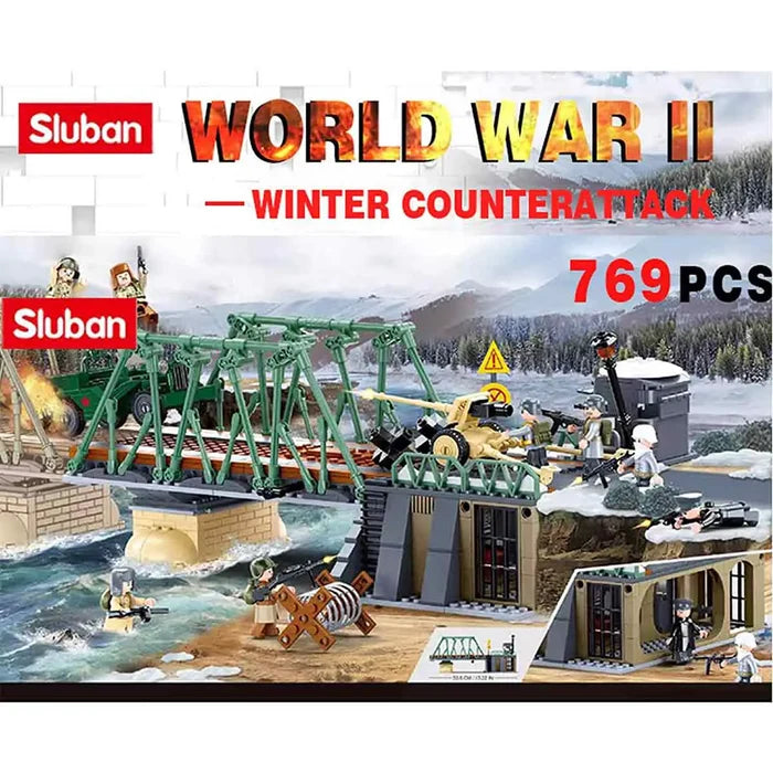Sluban 1944 Winter Battle of Budapest Battle Building Set M38-B0981 - John Bull Clothing  from  John Bull Clothing