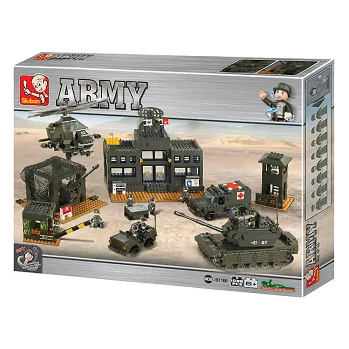 Sluban Army Headquarters Set M38-B7100 - John Bull Clothing  from  John Bull Clothing