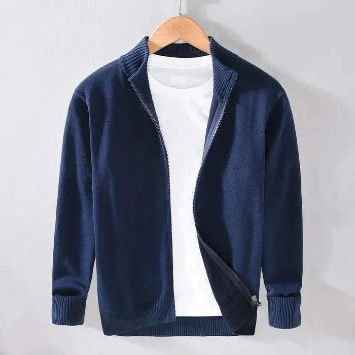 Smart casual cardigan - AntoniosClothing - Navy blue