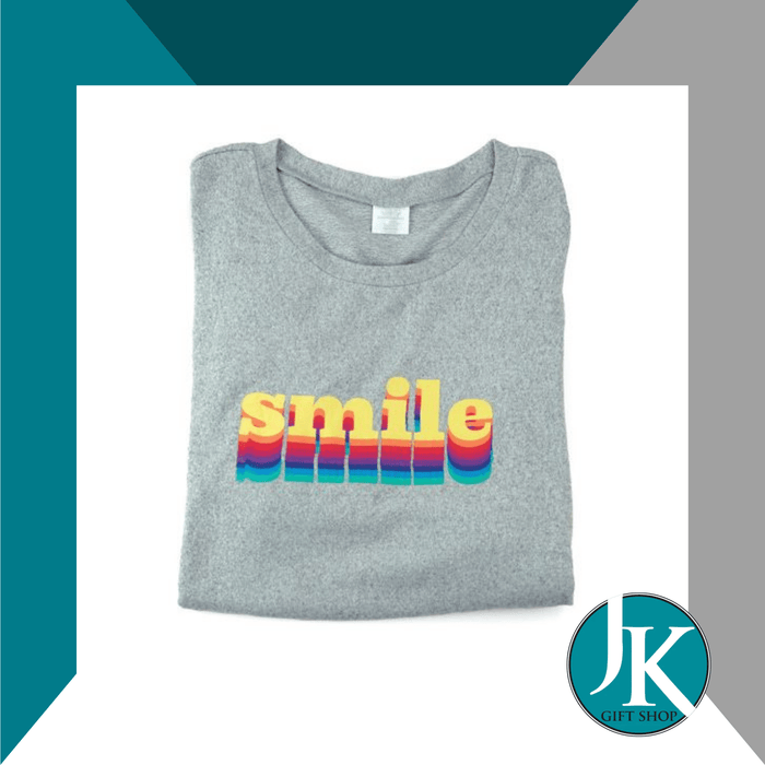 Smile Grey Top- Medium