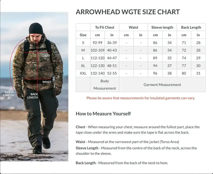 Snugpak Arrowhead Multicam Insulated Jacket Snugpak  from  John Bull Clothing