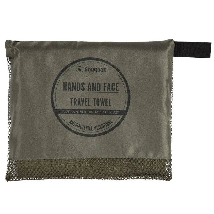 Snugpak Hands and Face Towel Olive - John Bull Clothing  from  John Bull Clothing